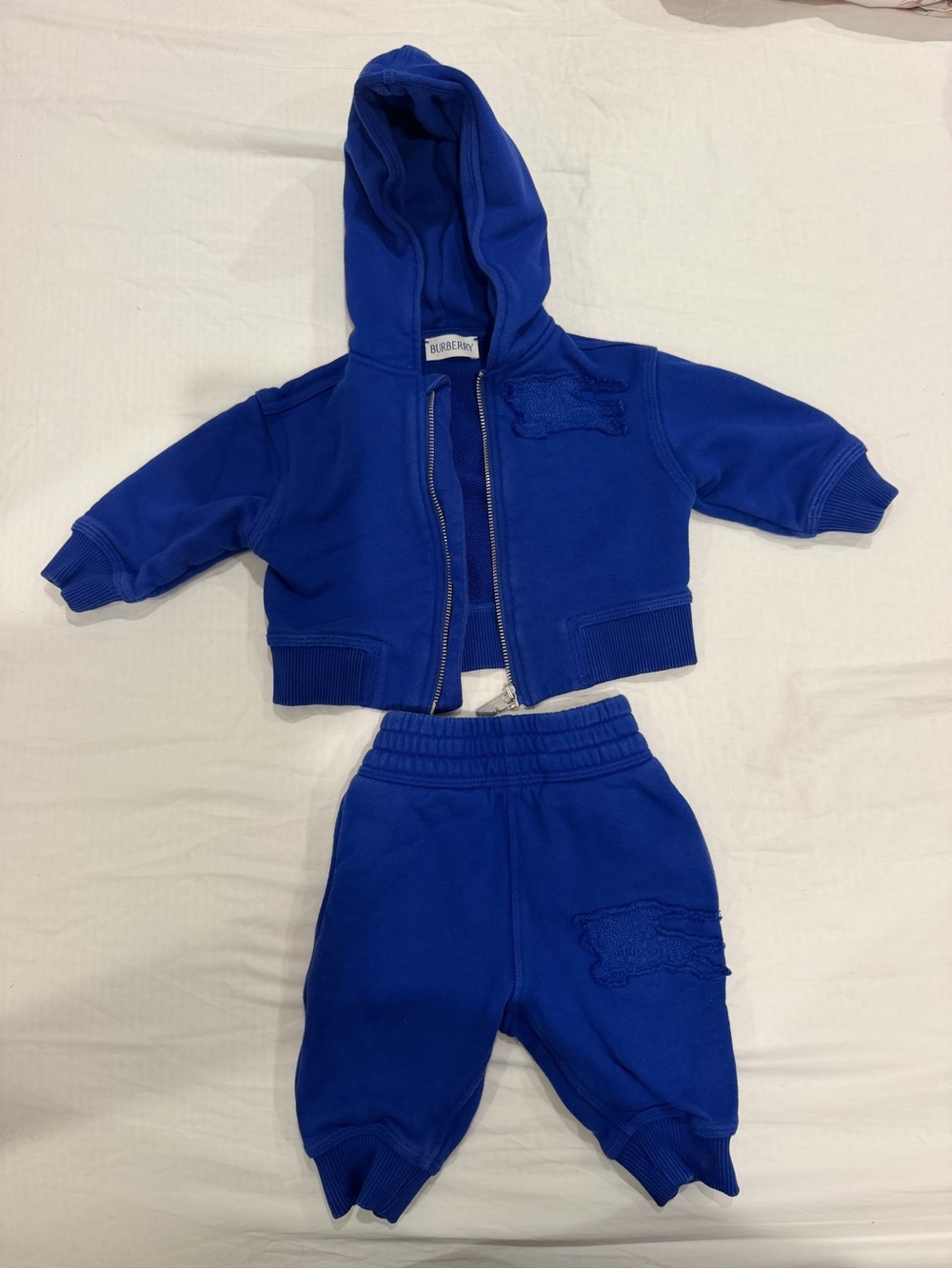 Burberry Royal Blue Hoodie & Joggers Set - Kids
